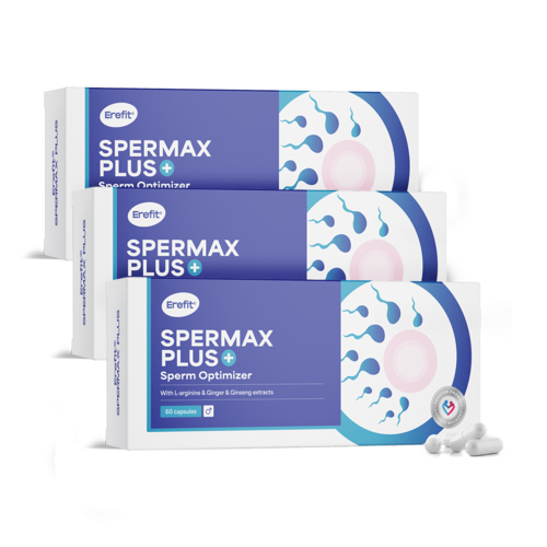3x SpermaX Plus – spermaboost, totaal 180 capsules
