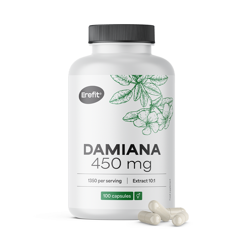 Damiana 450 mg – izvleček 10:1