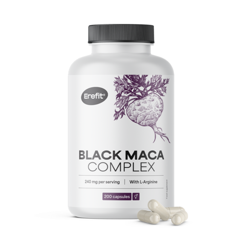 Zwarte Maca complex, 200 capsules