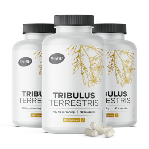 3x Tribulus 1920 mg, totaal 540 capsules