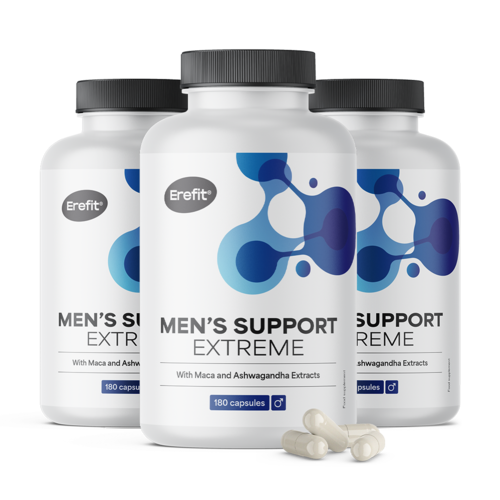 3x Men's Support Extreme - ondersteuning voor mannen, totaal 540 capsules